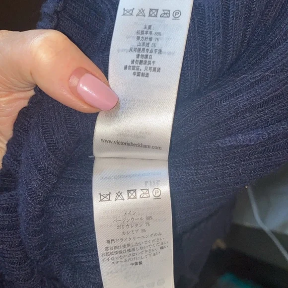 🔥❤️ EUC Victoria Beckham Mock Turtleneck Midi Sweater Dress - Picture 11 of 14